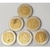 GERMANY . UNDATED . TWO 2 EURO . 6 SPECIMEN MINT COINS . 6 CITIES DEUTCHLAND